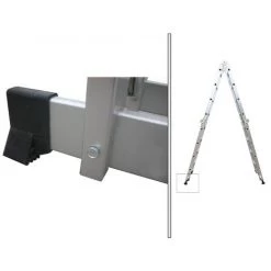 TODECO Échelle Pliante, Echelle Multifonction, De 1,25 à 4,78 M, 6 En 1, EN 131, Taille Déployée: 478 X 35 X 6,5 Cm -Pas Cher Échelle Magasin 10013178 5