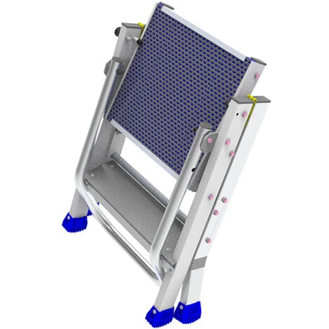 ESCABEAU DIRECT - MATISERE Marchepied Alu 3 Marches - Hauteur De Travail Maximale 2.70m - MPP3 3 ESCABEAU DIRECT - MATISERE Marchepied Alu 3 Marches - Hauteur De Travail Maximale 2.70m - MPP3 – Image 3