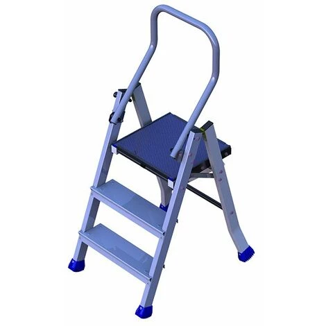 ESCABEAU DIRECT - MATISERE Marchepied Alu 3 Marches - Hauteur De Travail Maximale 2.70m - MPP3 4 ESCABEAU DIRECT - MATISERE Marchepied Alu 3 Marches - Hauteur De Travail Maximale 2.70m - MPP3 – Image 4