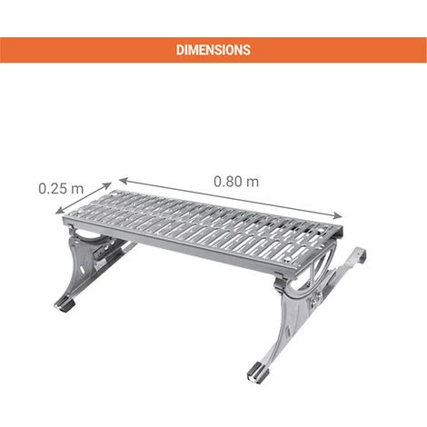 ECHELLE DIRECT - MATISERE Kit De Plateforme Pour Toiture - Galvanisé - 11175 2 ECHELLE DIRECT - MATISERE Kit De Plateforme Pour Toiture - Galvanisé - 11175 – Image 2
