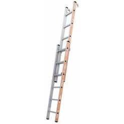 TUBESCA COMABI Tubesca - Echelle Coulisse à Main 2x6 Marches Accès 3,5m Avec Crochet - Pronor