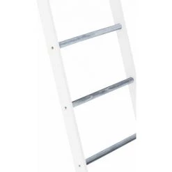 DéCOSHOP26 Échelle / étagère En Bois Blanc Et Gris / Porte-serviettes Hauteur 146 Cm - Or -Pas Cher Échelle Magasin 10642778 3