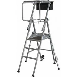 ESCABEAU DIRECT - MATISERE Escabeau PIRL 3 Marches - Hauteur De Travail Max. 2.84m - 18.404