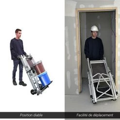 ESCABEAU DIRECT - MATISERE Escabeau PIRL 3 Marches - Hauteur De Travail Max. 2.84m - 18.404 -Pas Cher Échelle Magasin 10979924 5