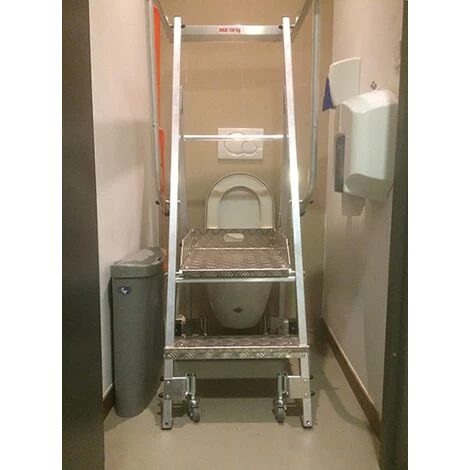 ESCABEAU DIRECT - MATISERE PIRL Pliant 2 Marches - Hauteur De Travail Maximale De 2.50m - PAM2 4 ESCABEAU DIRECT - MATISERE PIRL Pliant 2 Marches - Hauteur De Travail Maximale De 2.50m - PAM2 – Image 4