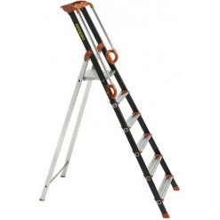 ESCABEAUX ALUMINIUM PRO'UP CENTAURE 5 MARCHES SERTIES -239205-- -Pas Cher Échelle Magasin 1239572 4