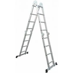 Grandmaster - Échelle Multifonction Pliable 6 En 1, Echelle En Aluminium Pliante 575cm, Plate-forme Incluse, Charge Maximale 150kg, Taille Pliée 149x35x28cm, Echelle Transformable -Pas Cher Échelle Magasin 12557194 5