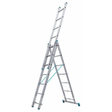 AUTRES Echelle Transformable Alu 3x9 - 2m55/5m91 - Brico * 1 AUTRES Echelle Transformable Alu 3x9 - 2m55/5m91 - Brico *
