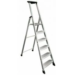 ARTUB Escabeau Aluminium - 6 Marches Xl (11 Cm) - 3m21 Pro