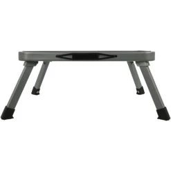 ProPlus Marchepied Rabattable Tabouret Repose-Pieds Etape Echelle D'Aide Camping Caravane Campingcar Antidéparant Extérieur Métal 150 Kg - Gris -Pas Cher Échelle Magasin 14161904 3