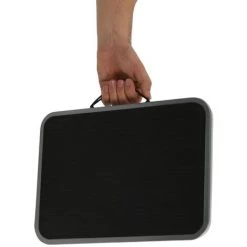 ProPlus Marchepied Rabattable Tabouret Repose-Pieds Etape Echelle D'Aide Camping Caravane Campingcar Antidéparant Extérieur Métal 150 Kg - Gris -Pas Cher Échelle Magasin 14161904 5