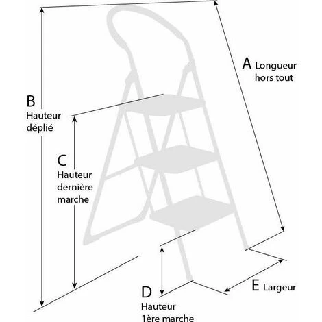 Marche Pied 3 Marches Equinoxe 2 Marche Pied 3 Marches Equinoxe – Image 2