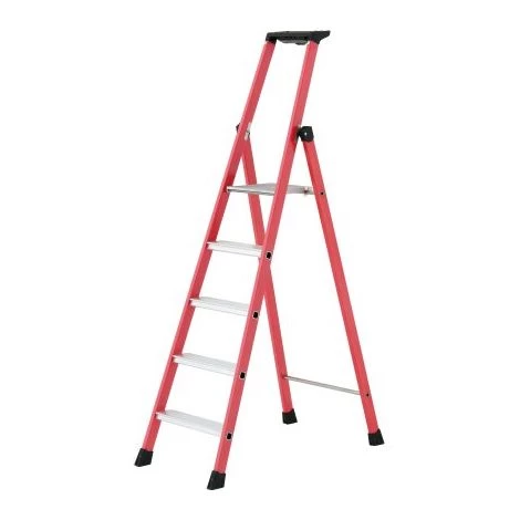 TUBESCA COMABI Escabeau Isolant Compact - TUBESCA - 5 Marches - 1m95 - 4472005 1 TUBESCA COMABI Escabeau Isolant Compact - TUBESCA - 5 Marches - 1m95 - 4472005