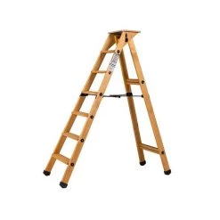 Escabeau Lyonnais Bois 6 Marches + Tablette CENTAURE - 483206