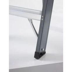 ALTREX Escabeau à Marches En Aluminium, Accès Un Côté, Avec Bac Porte-outils 4 Marches, Hauteur De Travail 2950 Mm - Coloris Piétement: Gris -Pas Cher Échelle Magasin 15689522 3