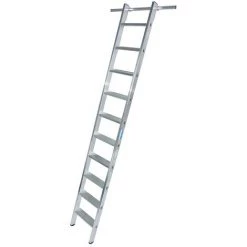 KRAUSE Echelle à Marches Pour Rayonnages, à Accrocher, 1 paire De Crochets 10 Marches