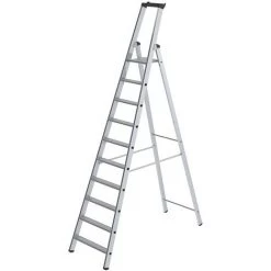 EUROKRAFTPRO Escabeau à Marches, Accès Un Côté - Modèle Standard - 8 Marches -Pas Cher Échelle Magasin 15700181 5