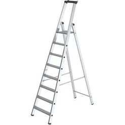 EUROKRAFTPRO Escabeau à Marches, Accès Un Côté - Modèle Standard - 10 Marches -Pas Cher Échelle Magasin 15700185 5