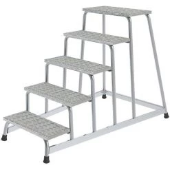 GUENZBURGER Escabeau De Montage - Surface Marches 550 X 300 Mm - 1 Marche, L X P 590 X 370 Mm -Pas Cher Échelle Magasin 15705521 5