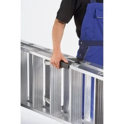 GUENZBURGER Escabeau à Marches, Accès Un Côté - Modèle Confort Avec Ergo-pad® - 4 Marches -Pas Cher Échelle Magasin 15705949 3