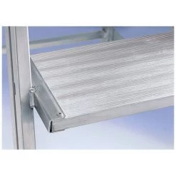 GUENZBURGER Plate-forme Avec Accès D'1 Côté - Plate-forme Et Marches En Métal Léger - 6 Marches, Plate-forme Comprise -Pas Cher Échelle Magasin 15705963 3