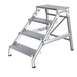 EUROKRAFTPRO EUROKRAFT Escabeau De Montage Pour Charges Lourdes - STANDARD, Charge Max. 300 Kg - 5 Marches -Pas Cher Échelle Magasin 15706146 5