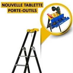 Centaure - Escabeau Aluminium Laqué 8 Marches Hauteur D'accès 3,75 M - MP -Pas Cher Échelle Magasin 16498444 5