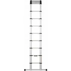 ECHELLE DIRECT - MATISERE Echelle Télescopique 3.80m Avec Barre Stabilisatrice - TEL-20138WS -Pas Cher Échelle Magasin 16592770 3