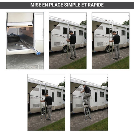 ECHELLE DIRECT - MATISERE Echelle Aluminium Pliable De 1.50m - S15EN131 3 ECHELLE DIRECT - MATISERE Echelle Aluminium Pliable De 1.50m - S15EN131 – Image 3