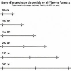 ECHELLE DIRECT - MATISERE Barre D'accrochage2.00m De Long - Ø 25mm - FAC200 -Pas Cher Échelle Magasin 16769529 3
