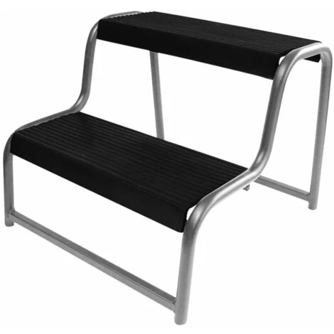 Marche-pied Double Noir Pour Caravane/autocaravane ProPlus - Noir 2 Marche-pied Double Noir Pour Caravane/autocaravane ProPlus - Noir – Image 2