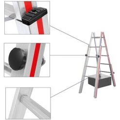 PLATEFORME DIRECT - MATISERE KIT Plateforme Télescopique - Longueur De 2.90m - Hauteur De Travail Max 2.47m - 4123/10/6866/01 -Pas Cher Échelle Magasin 16931417 5