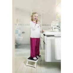 Hailo - Marchepied Pliant 1 Marche Large Ht D'accès 217 Cm Blanc - One Step -Pas Cher Échelle Magasin 16976099 5