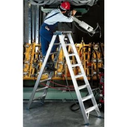 FRIGERIOCARPENTERIE L'échelle Frigerio Double Ascension De La Hauteur De 2,03 Mètres 6015/08 7 FRIGERIOCARPENTERIE L'échelle Frigerio Double Ascension De La Hauteur De 2,03 Mètres 6015/08 -Pas Cher Échelle Magasin 17487638 3