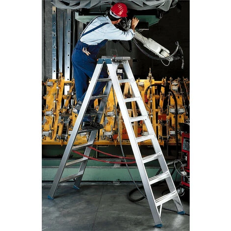 FRIGERIOCARPENTERIE L'échelle Frigerio Double Ascension De La Hauteur De 2,03 Mètres 6015/08 3 FRIGERIOCARPENTERIE L'échelle Frigerio Double Ascension De La Hauteur De 2,03 Mètres 6015/08 – Image 3