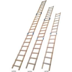 SECURIBAT Echelle De Toit Modulable 5m - 3 Plans - Fabriquee En France