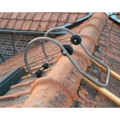 SECURIBAT Crochet De Faitage Pour Echelle De Toit Modulable