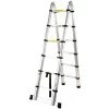 GT MARKET Échelle Télescopique Pliable En Aluminium - 3.80 Mètres