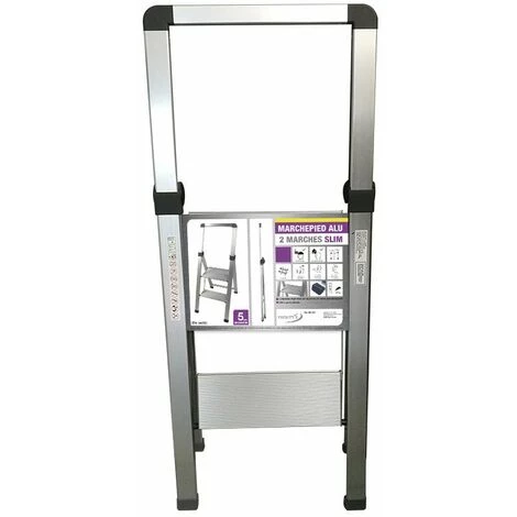 FACILITYS Marchepied 2 Marches Alu Pro Extra-slim 3 FACILITYS Marchepied 2 Marches Alu Pro Extra-slim – Image 3
