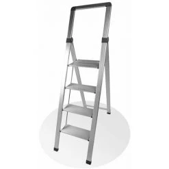 FACILITYS Escabeau 4 Marches Alu Pro Extra-slim