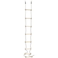 ASUPERMALL Echelle De Corde Pour Enfants 290 Cm Bois 8 ASUPERMALL Echelle De Corde Pour Enfants 290 Cm Bois -Pas Cher Échelle Magasin 18407964 4