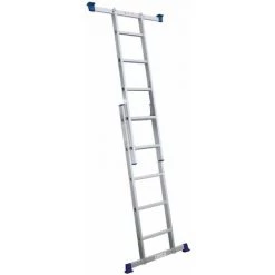 Échelle En Aluminium Convertible En Échaufadage Catter House Multifonction 16x43x152 Cm -Pas Cher Échelle Magasin 18745518 3