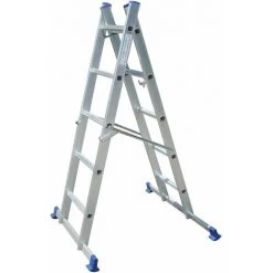 Échelle En Aluminium Convertible En Échaufadage Catter House Multifonction 16x43x152 Cm -Pas Cher Échelle Magasin 18745518 4