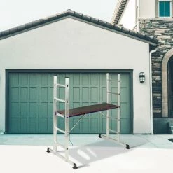 Échelle En Aluminium Convertible En Échaufadage Catter House Multifonction 16x43x152 Cm -Pas Cher Échelle Magasin 18745518 5