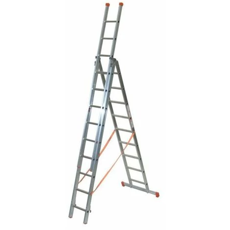 Echelle Transformable FACAL PRO 3x9 Haut. Travail Max. 7,80 M GENIA - G300-3-- 1 Echelle Transformable FACAL PRO 3x9 Haut. Travail Max. 7,80 M GENIA - G300-3--