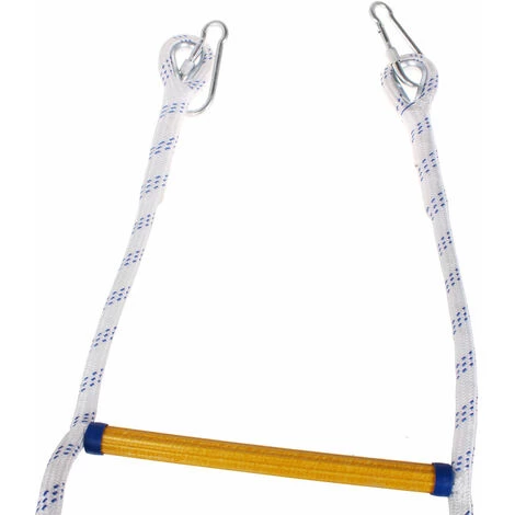 AXHUP Echelle De Corde D'évacuation De Feu Echelle De Sécurité Incendie Résistant Avec Mousquetons, 3M 3 AXHUP Echelle De Corde D'évacuation De Feu Echelle De Sécurité Incendie Résistant Avec Mousquetons, 3M – Image 3