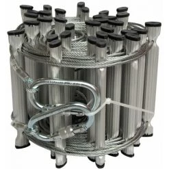 4MEPRO Echelle De Câble En Acier Galvanisé 15 M