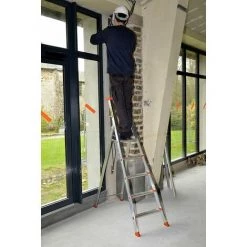 ESCABEAU CENTAURE ALUMINIUM 7 MARCHES PRO 54 -309207-- -Pas Cher Échelle Magasin 2327998 4