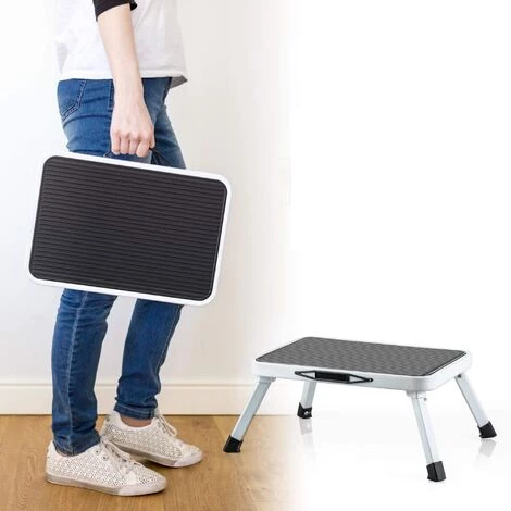 FISHTEC Marchepied Pliable En Métal - Grande Marche 37,8 X 26 CM Antidérapante - Avec Poignée 2 FISHTEC Marchepied Pliable En Métal - Grande Marche 37,8 X 26 CM Antidérapante - Avec Poignée – Image 2