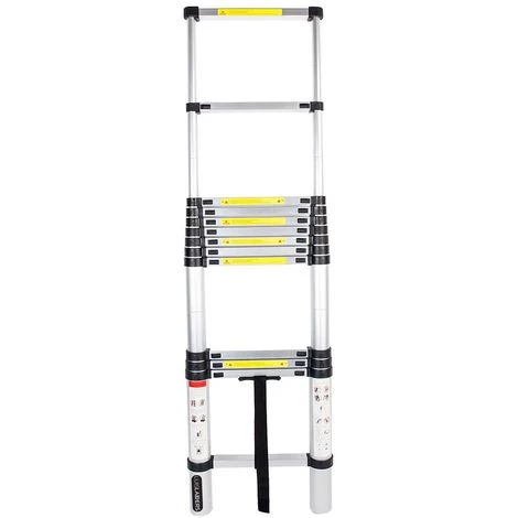 OOBEST® Échelle Pliable, Échelle Télescopique, 3,8 Mètre(s), EN 131, Charge Maximale: 150 Kg 1 OOBEST® Échelle Pliable, Échelle Télescopique, 3,8 Mètre(s), EN 131, Charge Maximale: 150 Kg